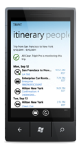 TripIt for Windows Phone 7