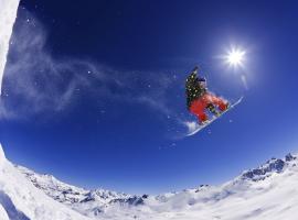 snowboarder in the air