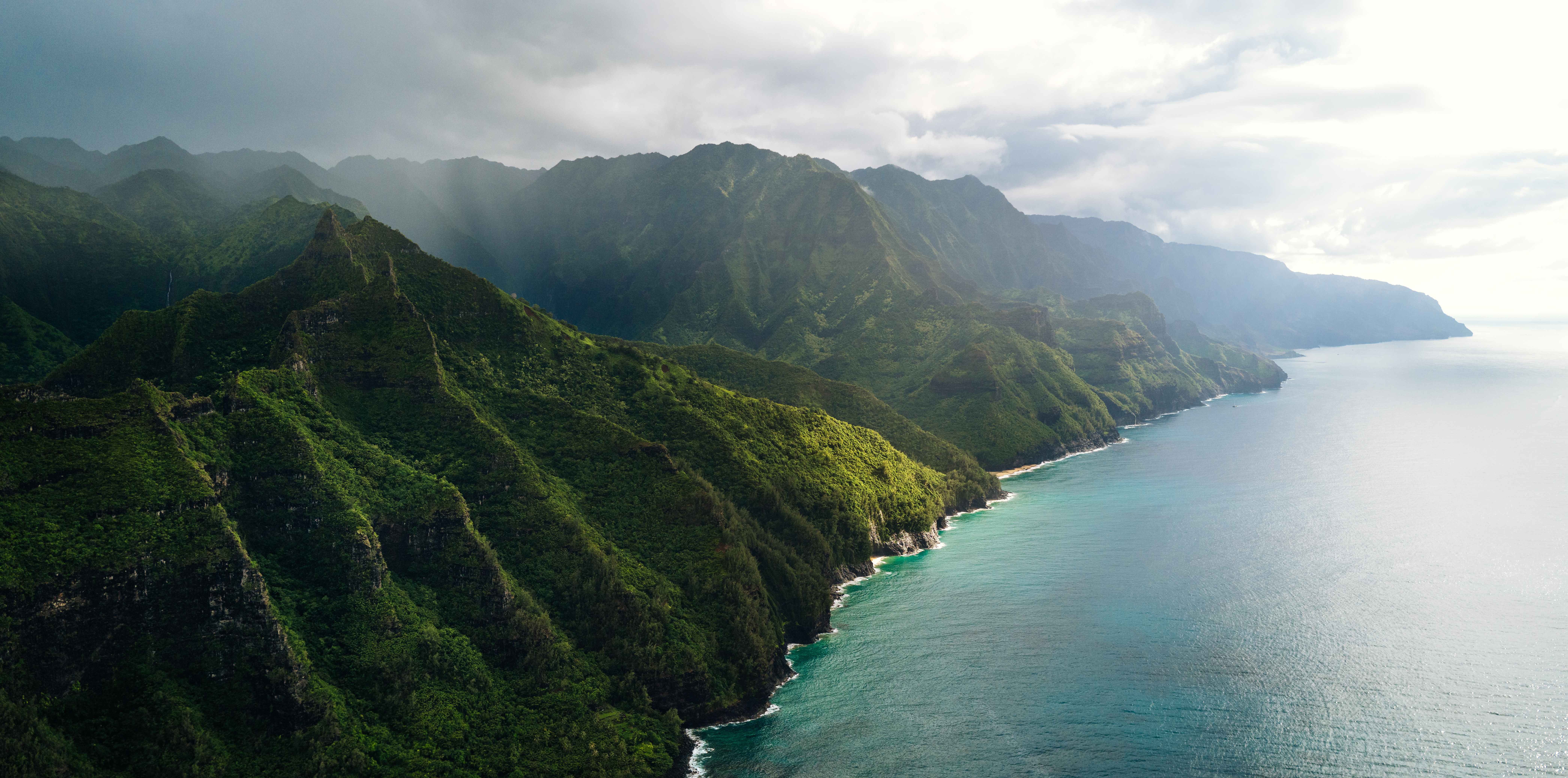 bird's eye view of Hawaii