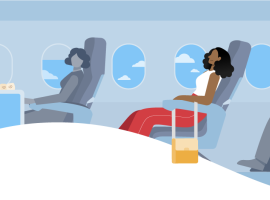 happy travelers