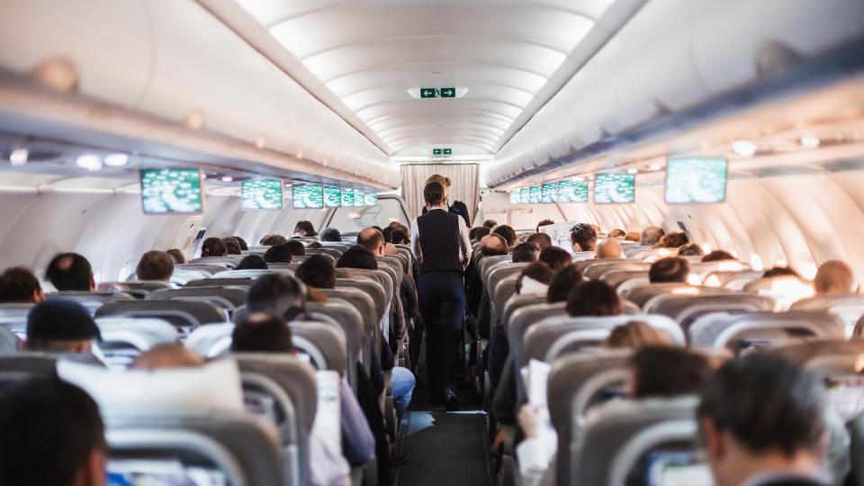 image of plane interior