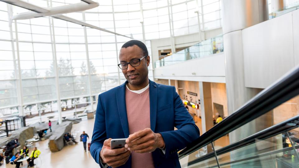 person at the airport